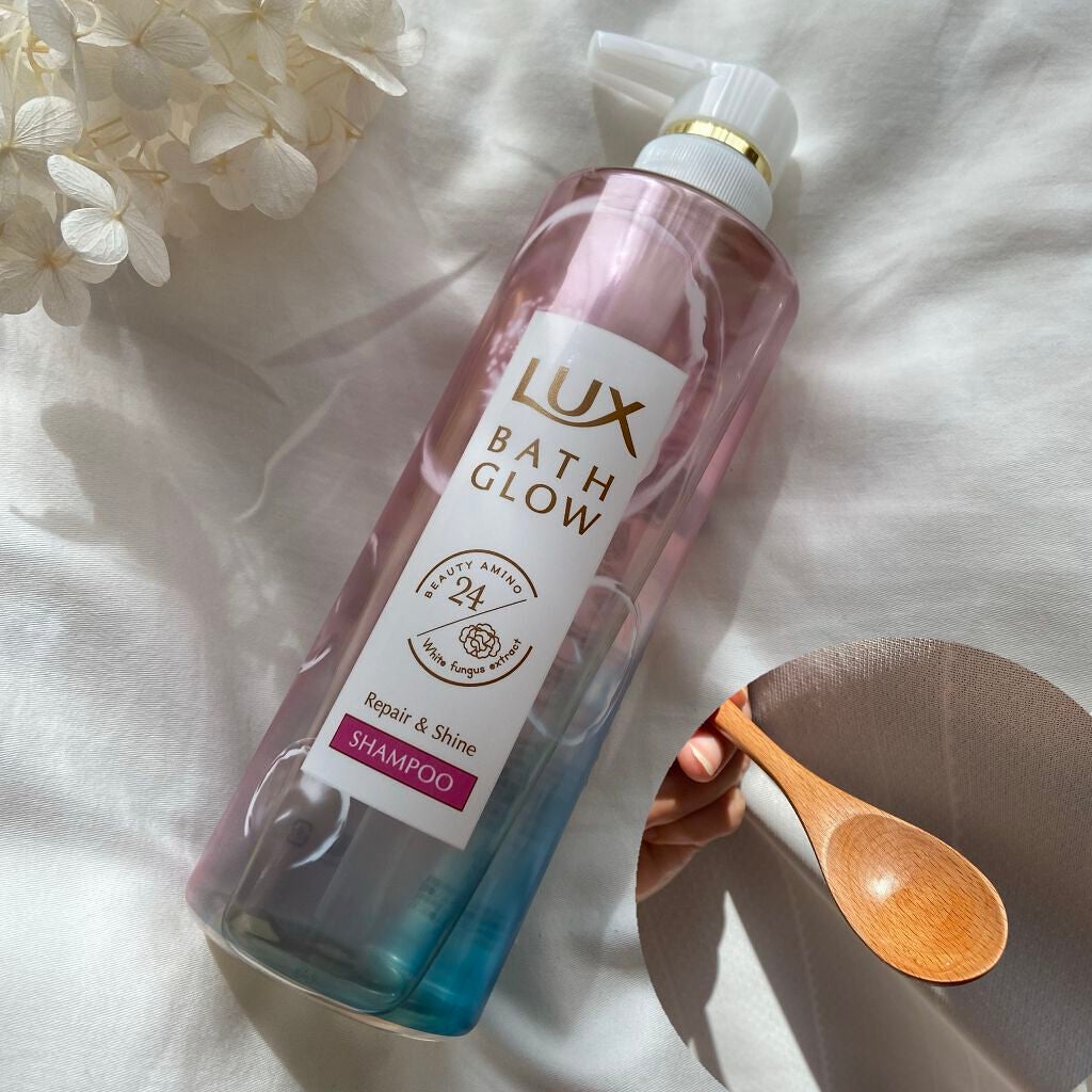 バスグロウ リペア&シャイン シャンプー/トリートメント/LUX/シャンプー・コンディショナーを使ったクチコミ(2枚目)