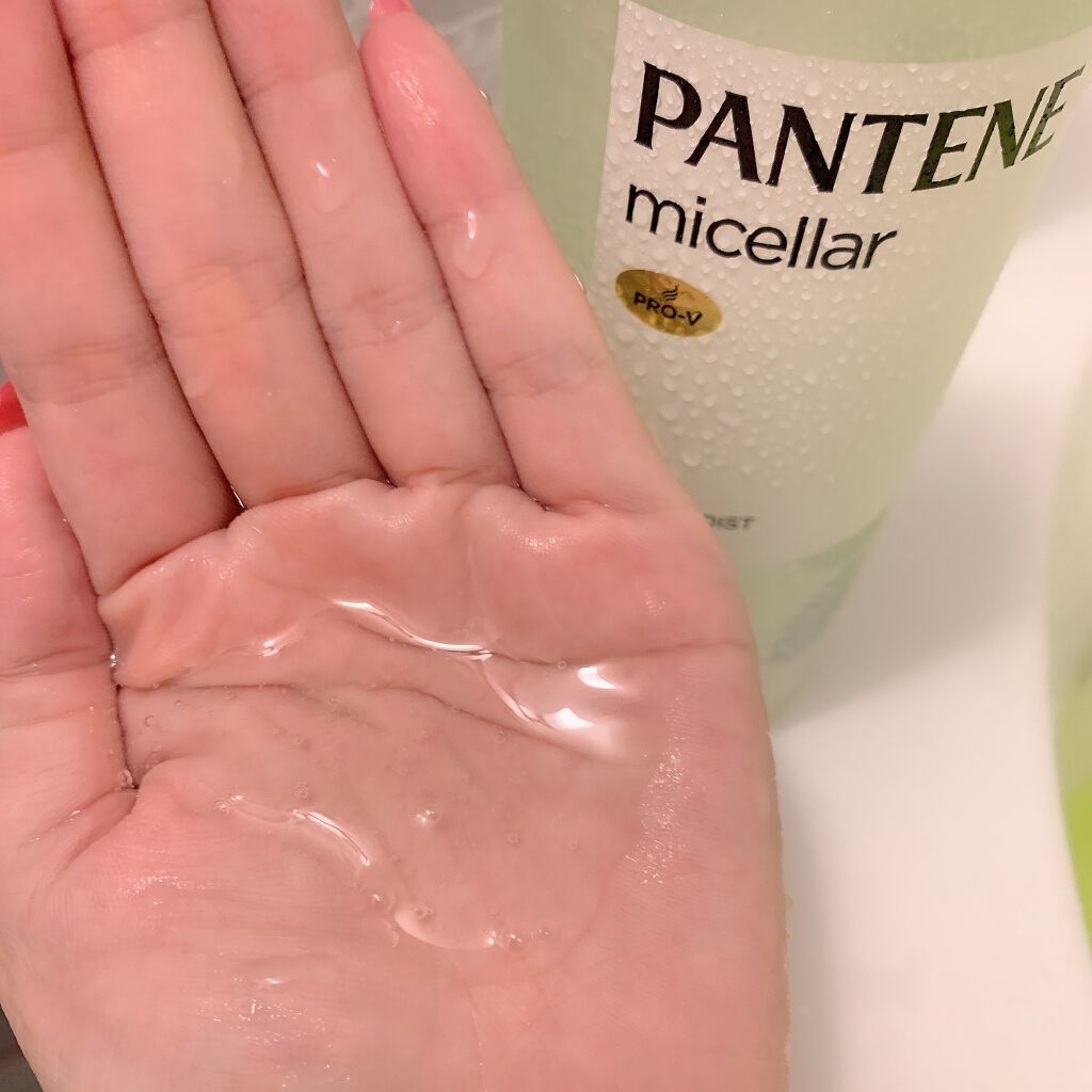 PRO-V ミセラー ピュア&モイスト ノンシリコンシャンプー/トリートメント/パンテーン/市販シャンプーを使ったクチコミ(2枚目)