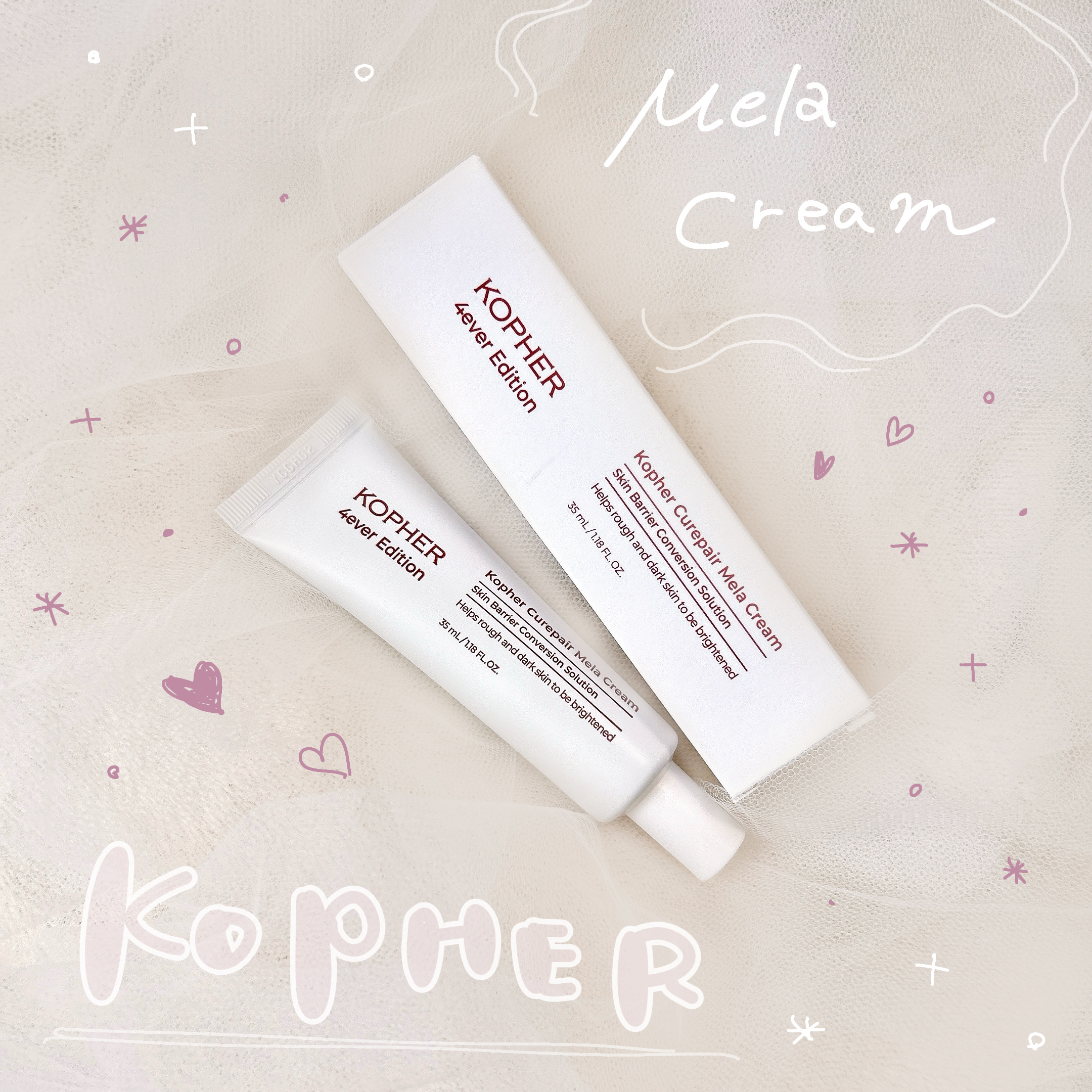 CUREPAIR MELA CREAM /KOPHER/フェイスクリームを使ったクチコミ（1枚目）