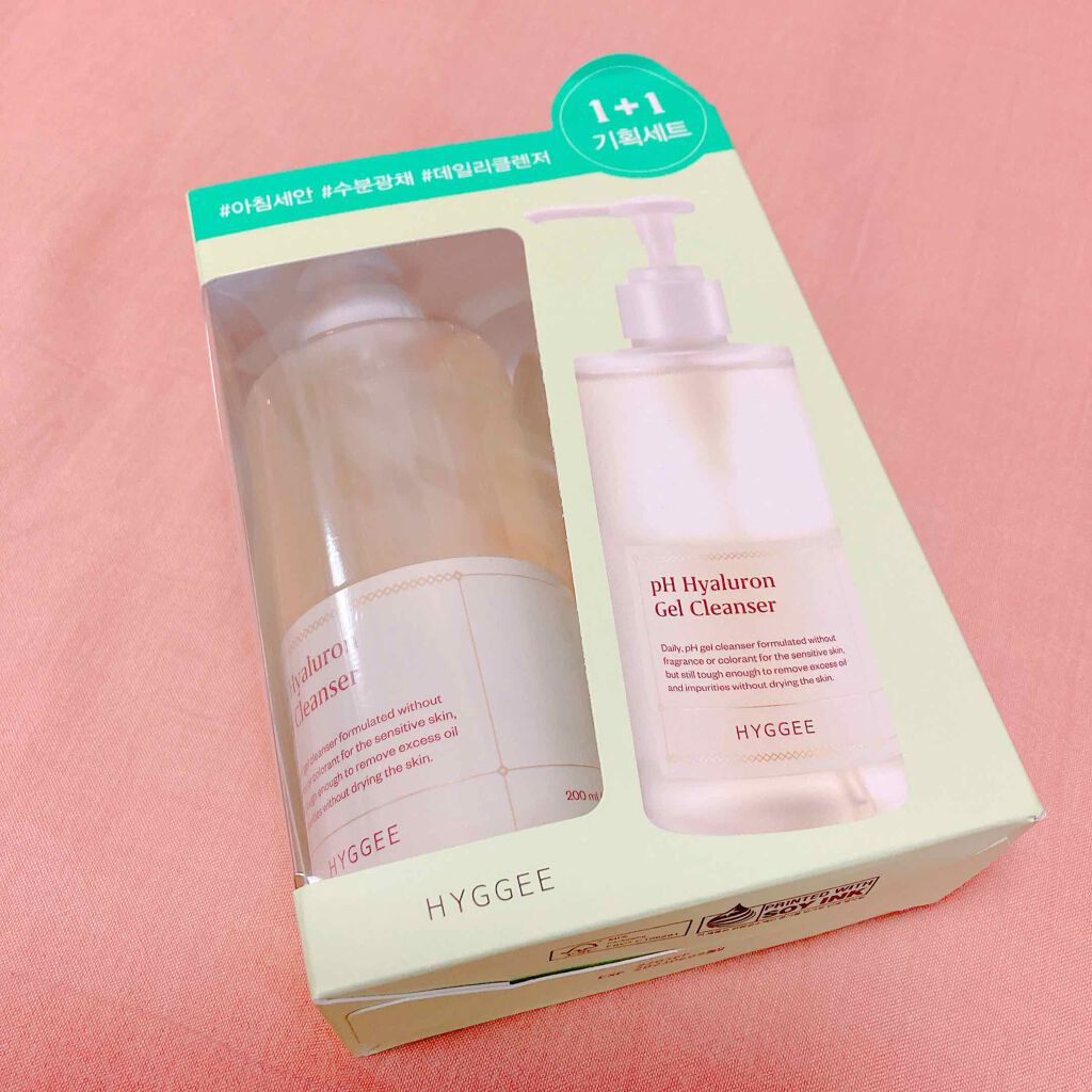 弱酸性ヒアルロンジェルクレンザー/HYGGEE/クレンジングジェルを使ったクチコミ（1枚目）