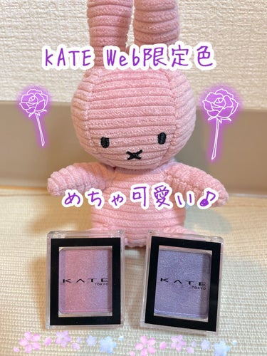 KATE ザ アイカラー Web限定
Ｐ209
Ｐ210

前から気になっていたWeb限定のアイシャドウを買ってみました🎶

もっと早く買えば良かったと思うくらい……
めちゃ可愛い……( ˶>ᴗ<˶)
