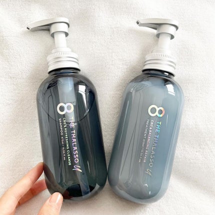 エイトザタラソ ユー CBD&リフレッシング クレンズ 美容液シャンプー/CBD&バランシング ダメージリペア 美容液ヘアトリートメント/エイトザタラソ/市販シャンプーを使ったクチコミ(1枚目)