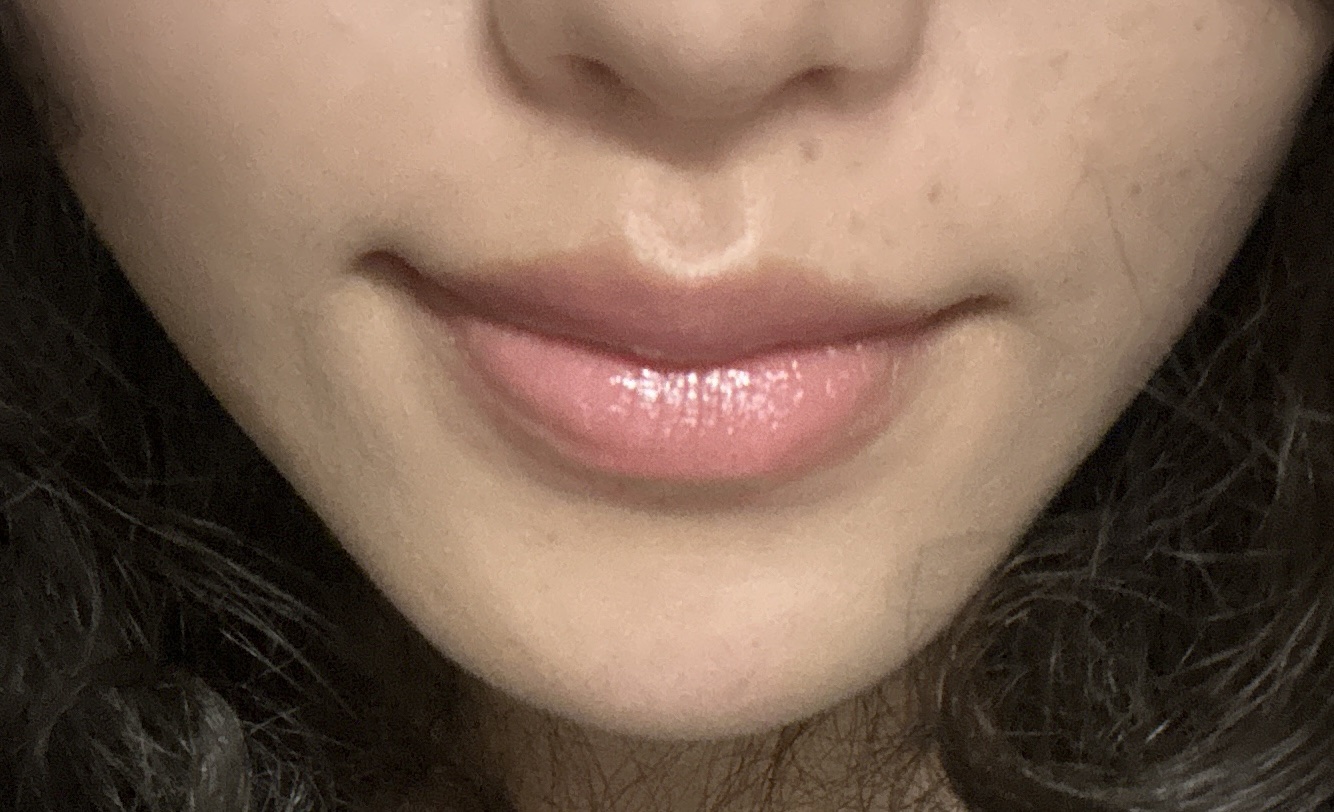 YSL ラブシャイン リップスティック 201	 ROSEWOOD BLUSH ローズウッド ブラッシュ/YVES SAINT LAURENT BEAUTE/口紅を使ったクチコミ（3枚目）