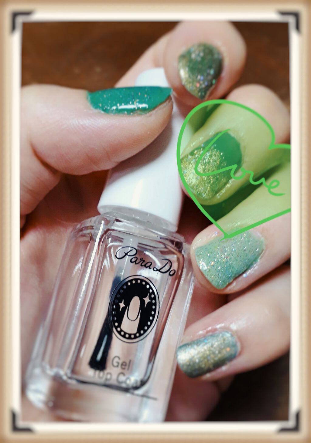 ジェルトップコート/パラドゥ/ジェルネイルを使ったクチコミ（1枚目）