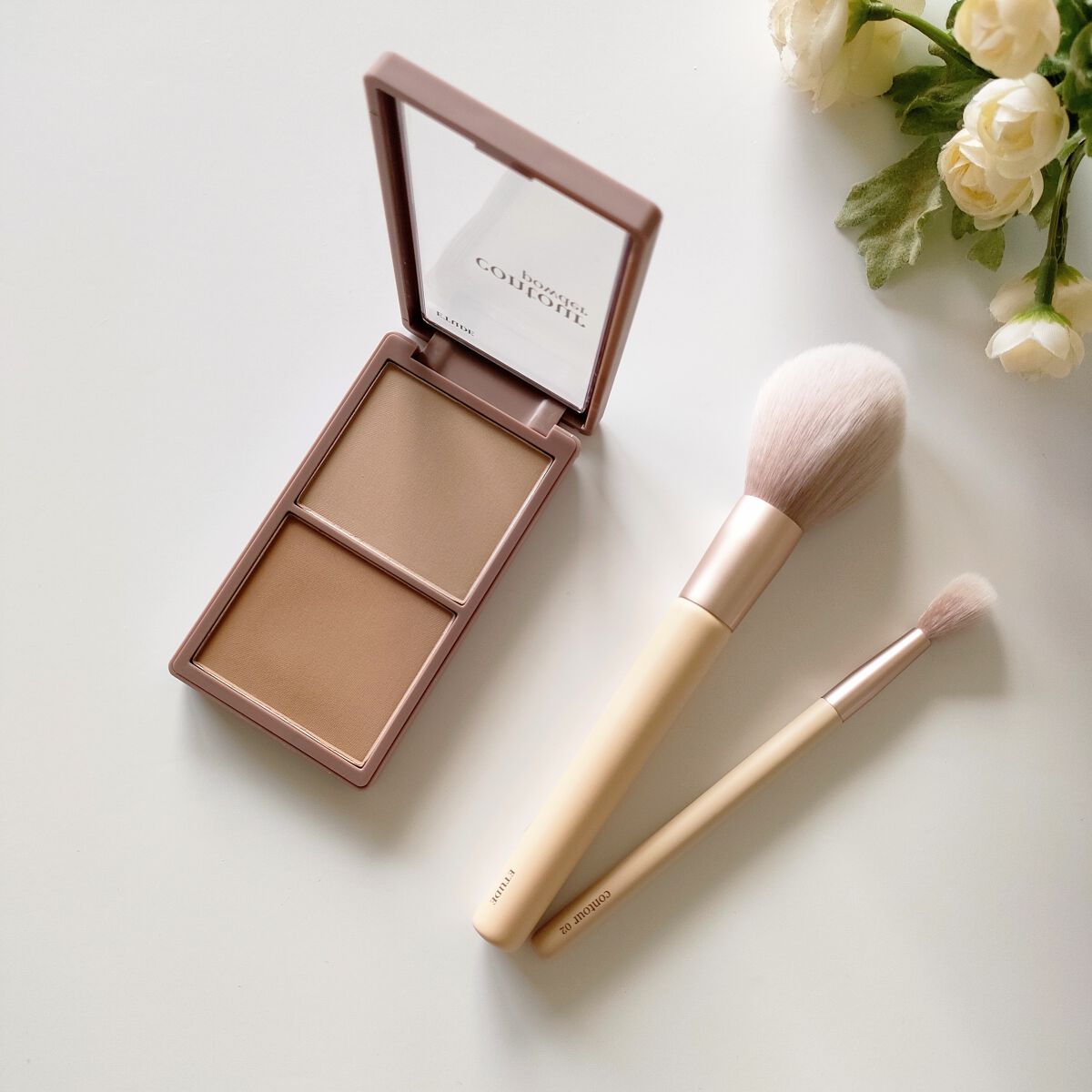 コントゥアパウダー/ETUDE/シェーディングを使ったクチコミ（1枚目）