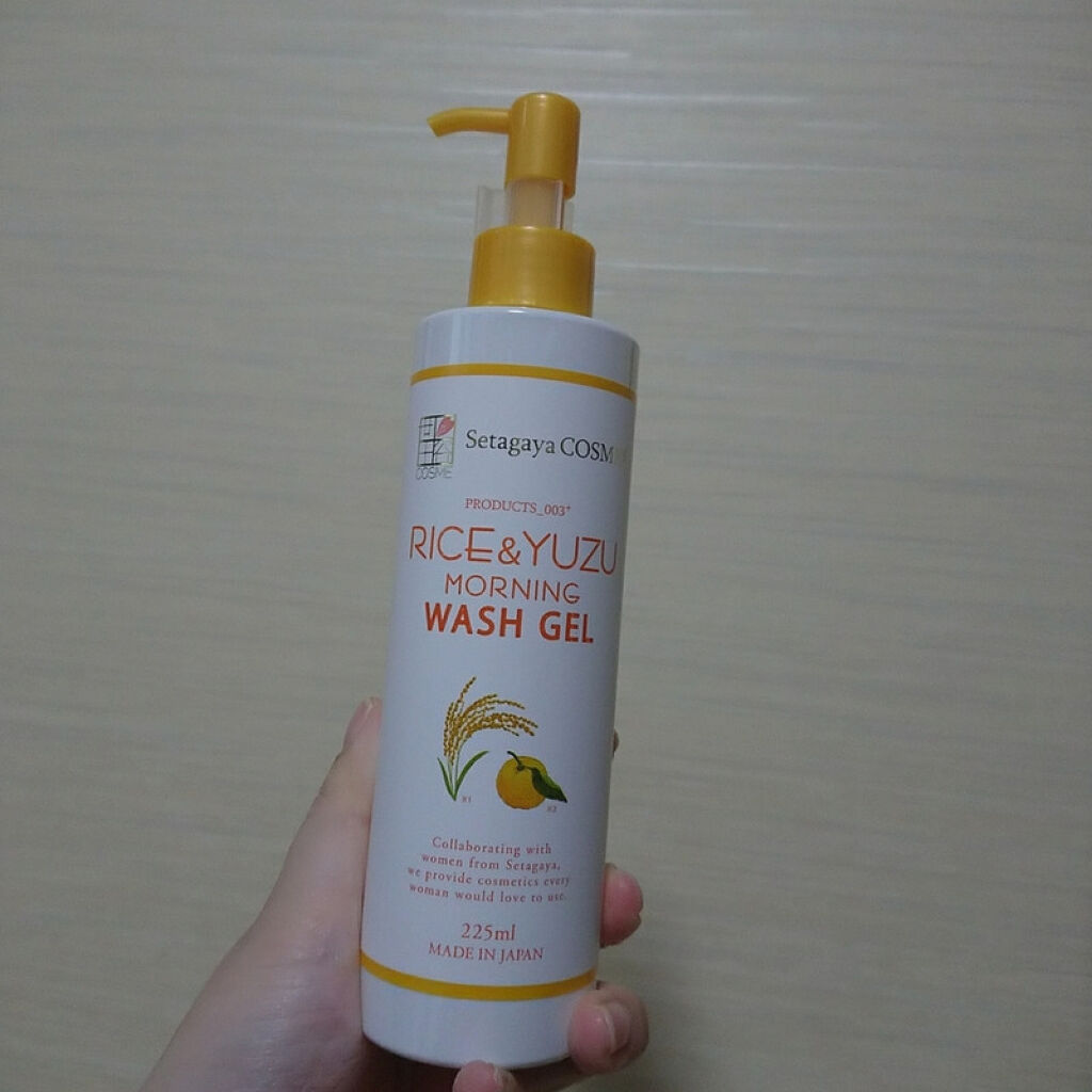 ライス＆ゆずモーニングウォッシュジェル/世田谷コスメ/その他洗顔料を使ったクチコミ（3枚目）