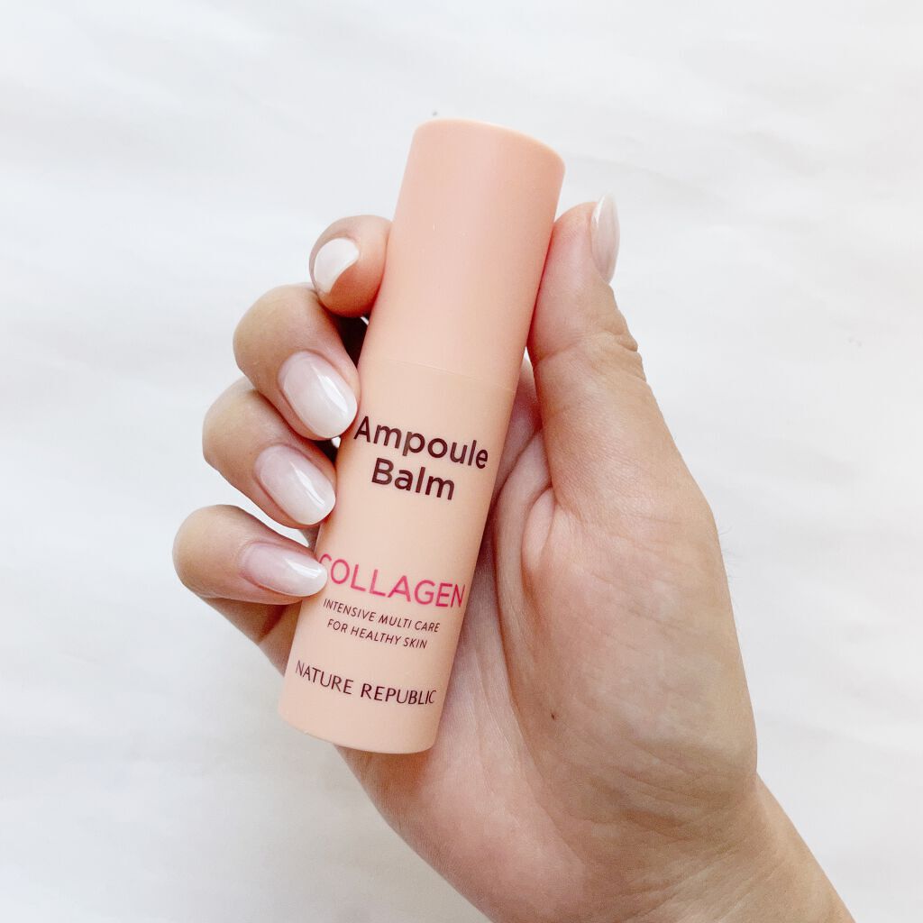 スティック美容液(コラーゲン)/ネイチャーリパブリック/フェイスバームを使ったクチコミ（2枚目）