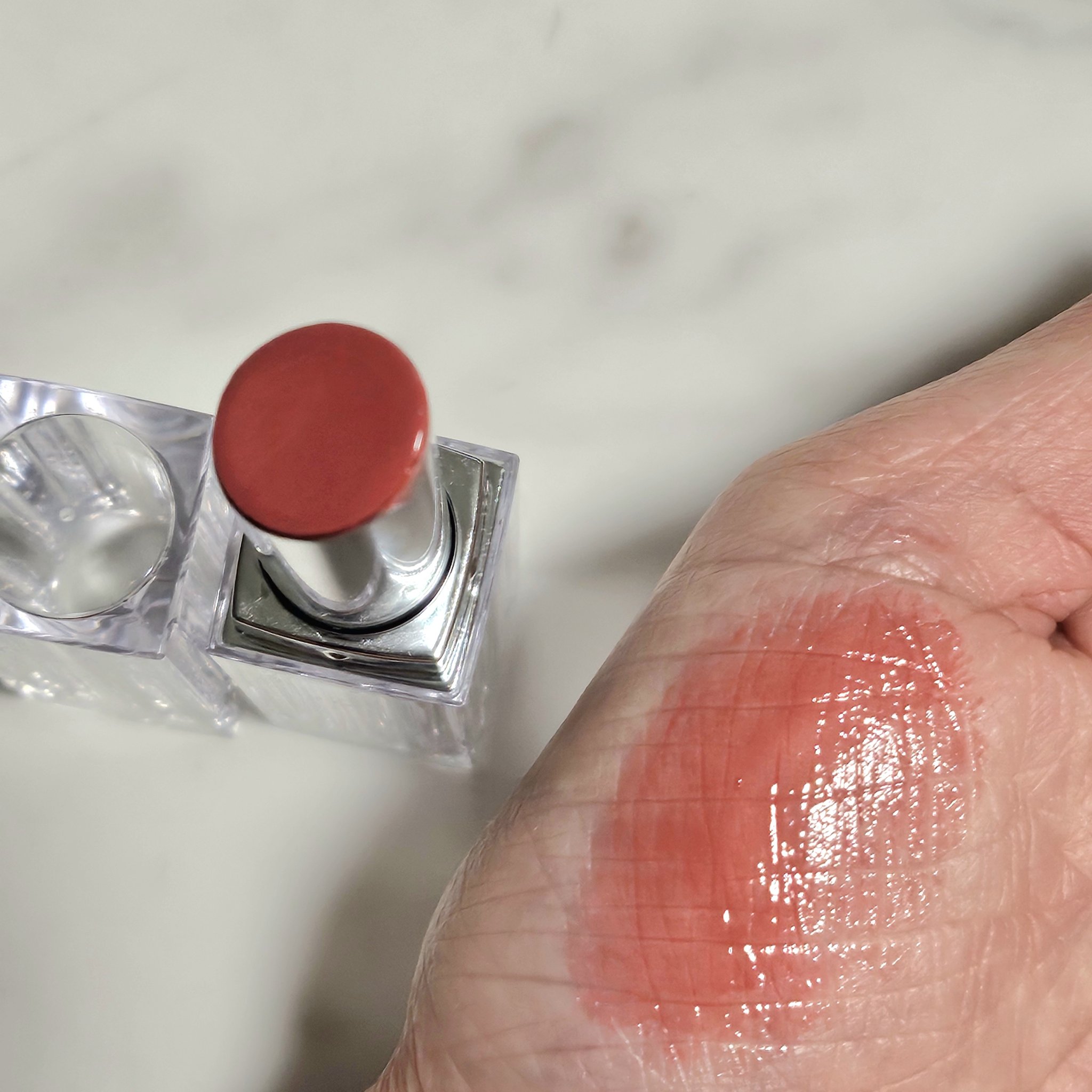 デュイジェルグレーズスティック 07  オータムグレーズ/wakemake/口紅を使ったクチコミ（1枚目）