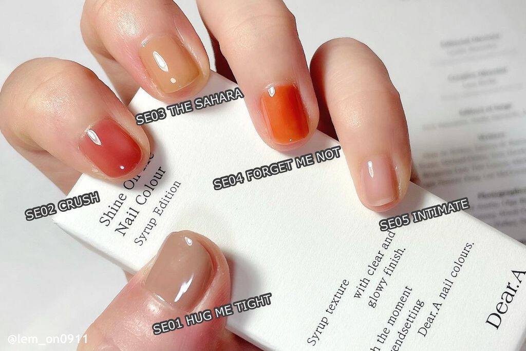 シャインオンミーネイルカラー/Dear.A/マニキュアを使ったクチコミ(3枚目)