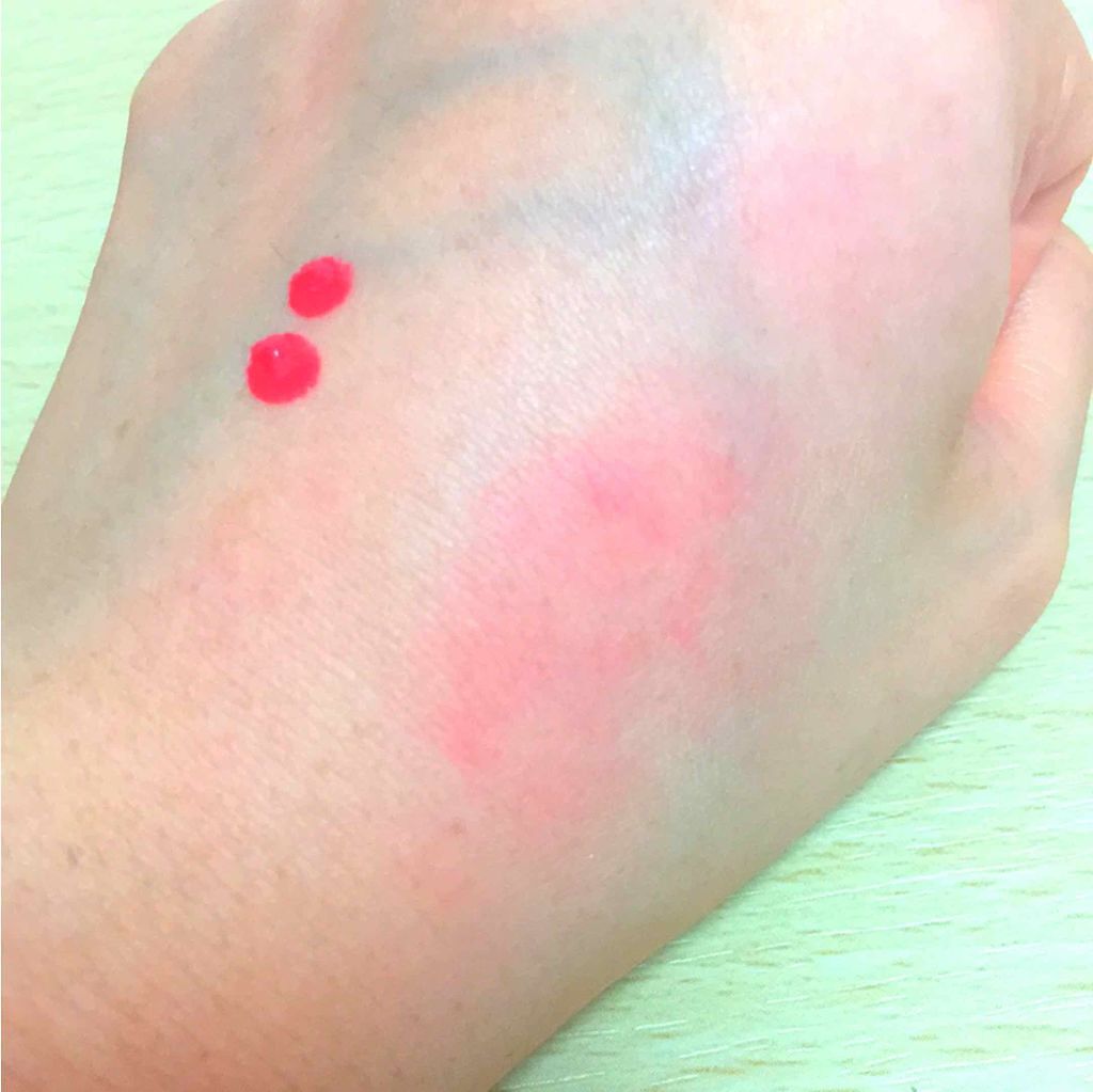 ジューシーレディリキッドチーク/キャンメイク/リキッドチークを使ったクチコミ(3枚目)