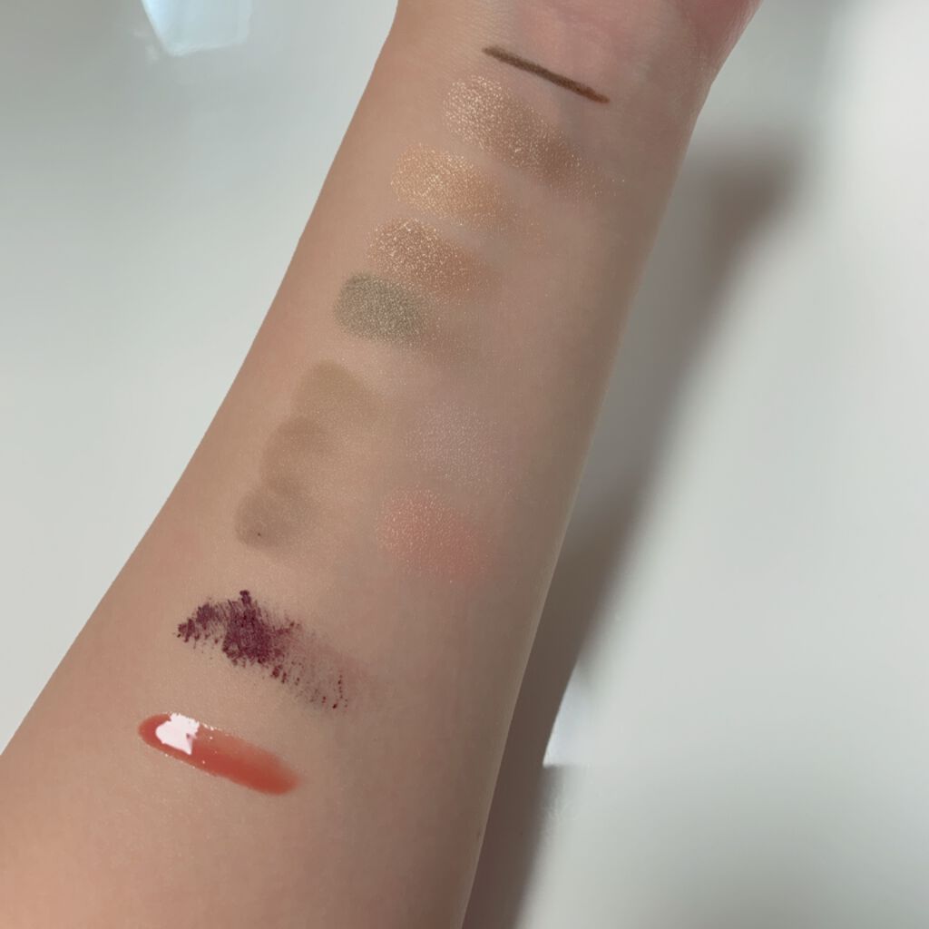 UR GLAM LUXE　CHEEK & HIGHLIGHT コーラル/U R GLAM/パウダーチークを使ったクチコミ（2枚目）