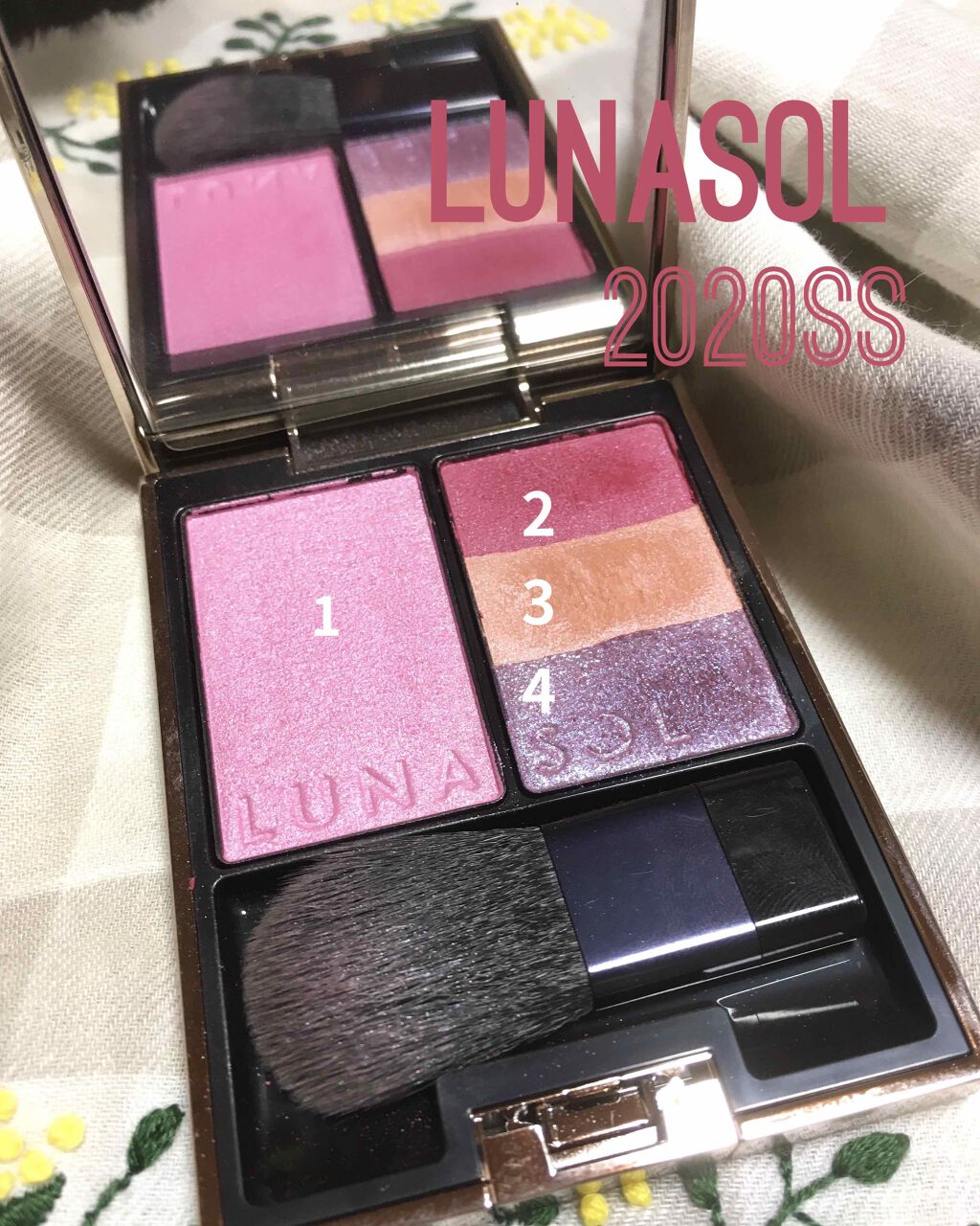 フュージングカラーパレット/LUNASOL/アイシャドウパレットを使ったクチコミ(1枚目)