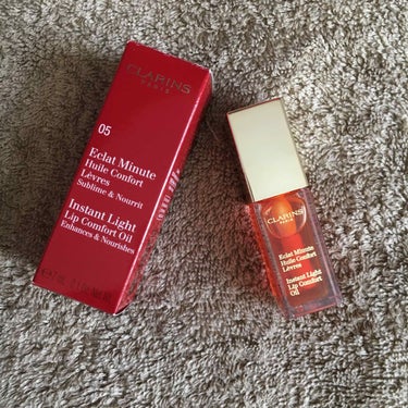 コンフォート リップオイル  05 tangerine /CLARINS/リップグロスを使ったクチコミ（1枚目）