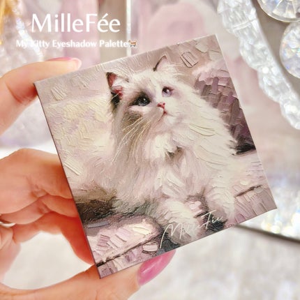 薄眉エアリームース/MilleFée/パウダーアイブロウを使ったクチコミ(2枚目)