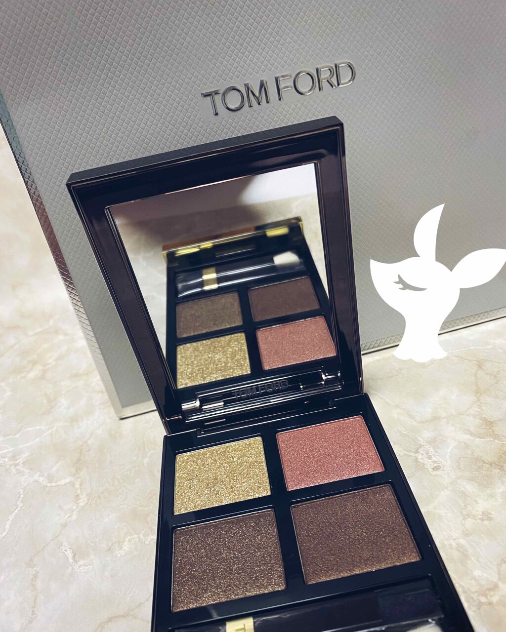 アイ カラー クォード/TOM FORD BEAUTY/アイシャドウパレットを使ったクチコミ(2枚目)