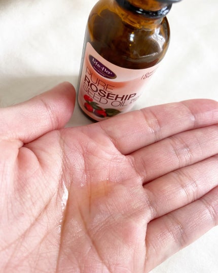 PURE ROSEHIP SEED OIL/Life-flo/フェイスオイルを使ったクチコミ(2枚目)