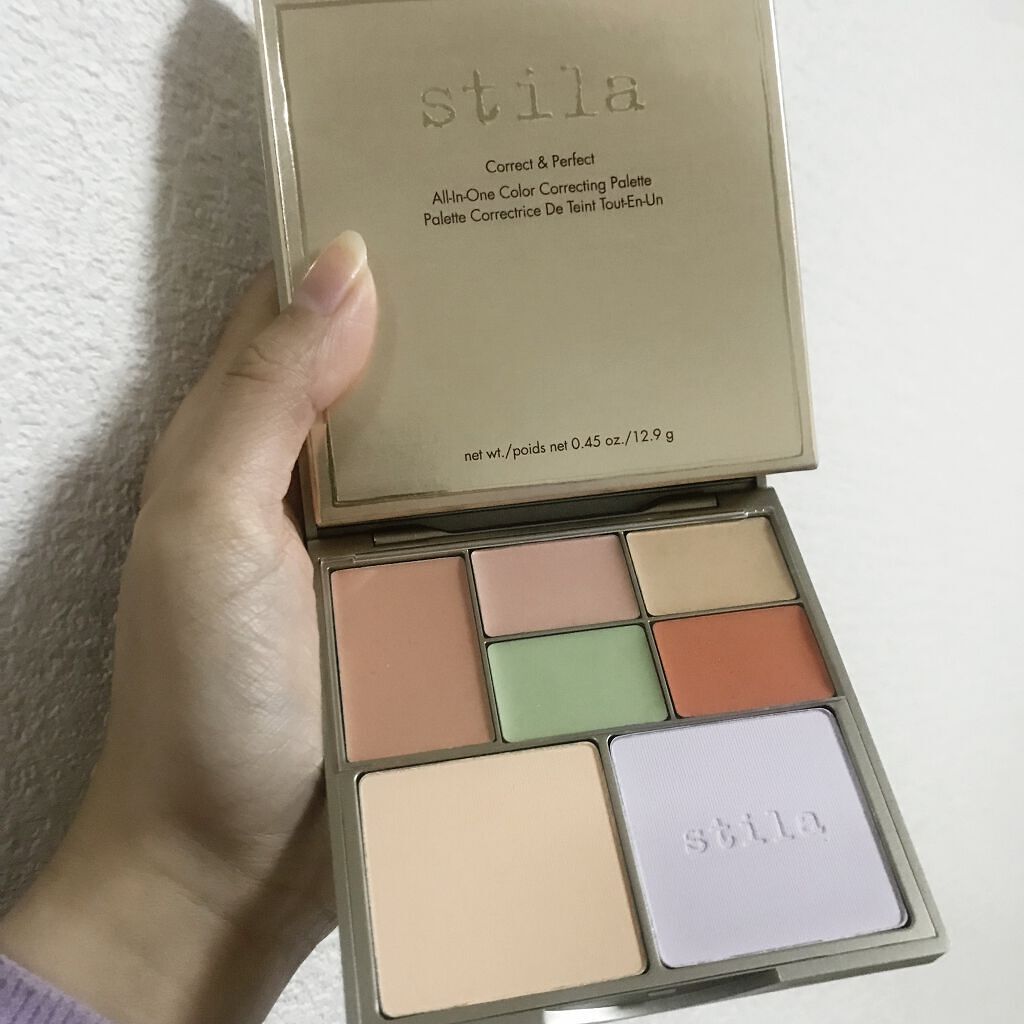 オールインワン カラーコレクティング パレット/stila/パウダーチークを使ったクチコミ（2枚目）