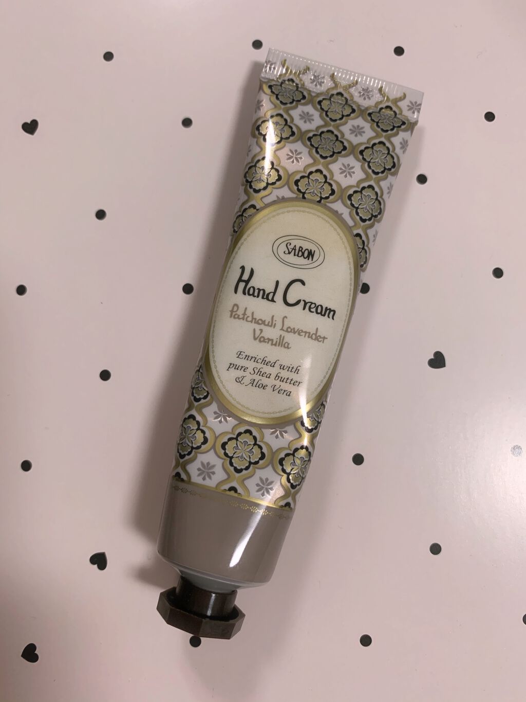 ハンドクリーム パチュリ・ラベンダー・バニラ パチュリ・ラベンダー・バニラ 30ml/SABON/ハンドクリームを使ったクチコミ（2枚目）