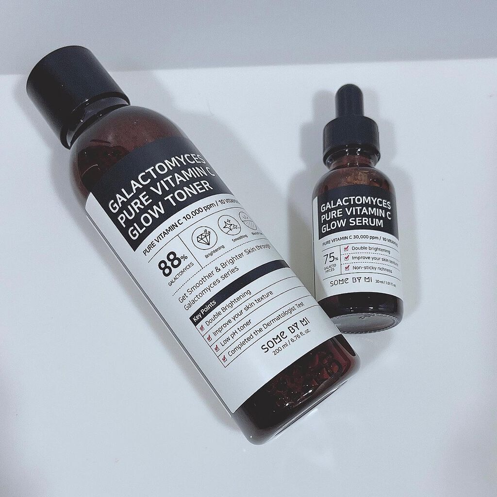 ガラクトミセスピュアビタミンCグローセラム/SOME BY MI/美容液を使ったクチコミ（2枚目）