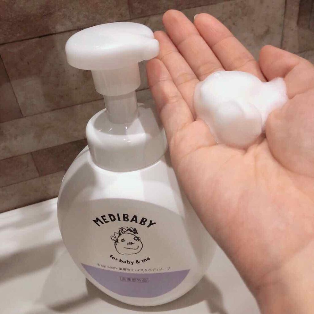 薬用泡フェイス&ボディソープ/MEDIBABY/泡洗顔を使ったクチコミ(1枚目)