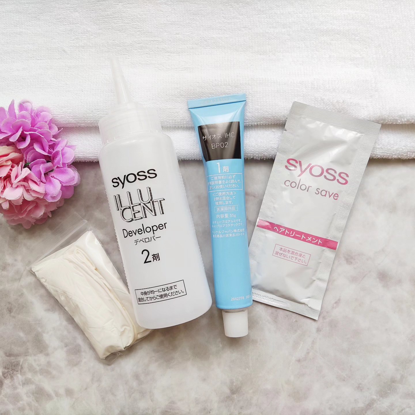 イルーセント ミルキーヘアカラー/サイオス/ヘアカラーを使ったクチコミ（2枚目）