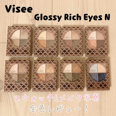 グロッシーリッチ アイズ N/Visée/アイシャドウパレットを使ったクチコミ（1枚目）