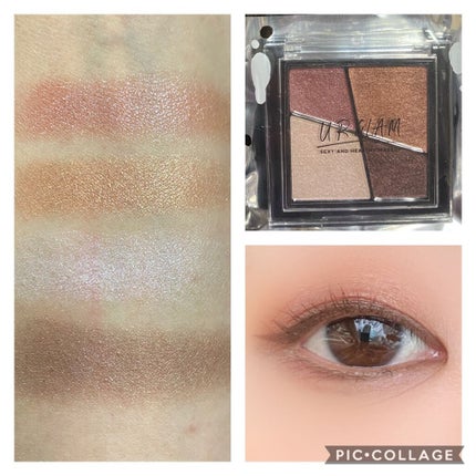UR GLAM VELVET EYE COLOR PALETTE/U R GLAM/アイシャドウパレットを使ったクチコミ(2枚目)