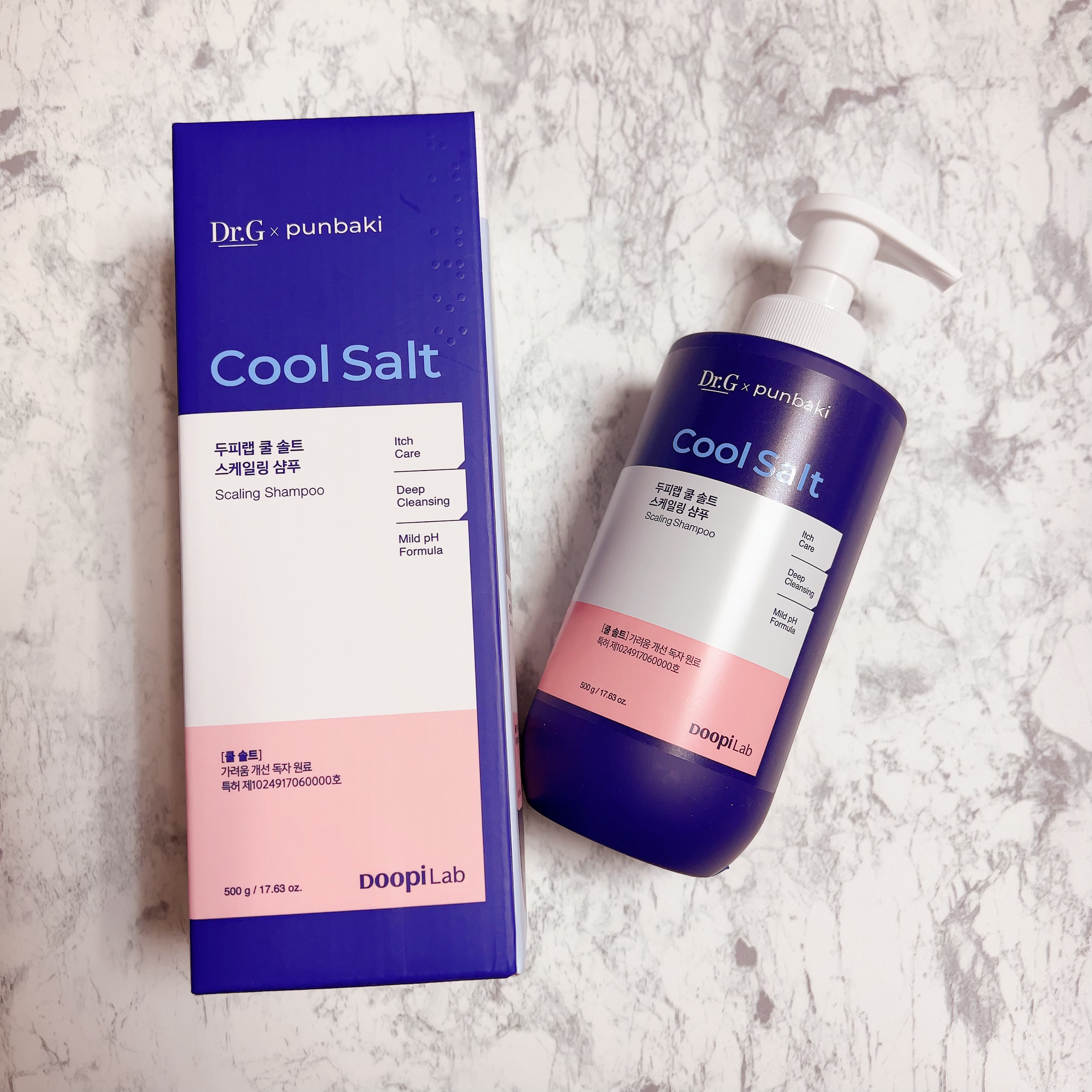 クールソルトスケーリングシャンプー/クールソルトスカルプトリートメント/Dr.G/市販シャンプーを使ったクチコミ（1枚目）