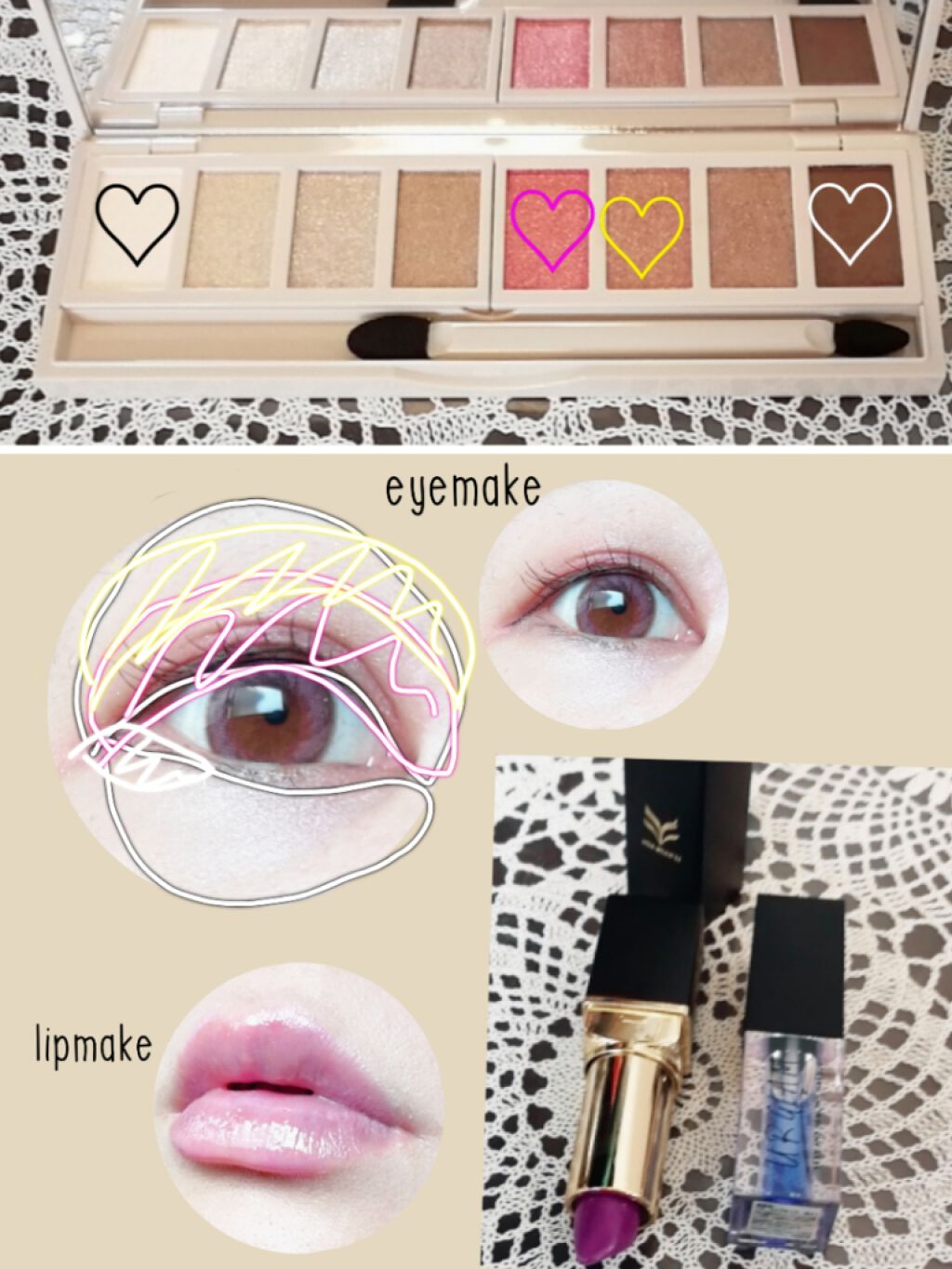 リシェ グラマラスモード アイパレット/Visée/アイシャドウパレットを使ったクチコミ(2枚目)