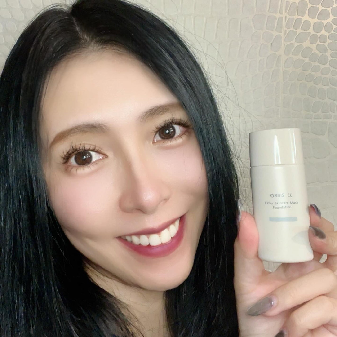 オルビスユー カラースキンケアマスク ファンデーション/オルビス/リキッドファンデーションを使ったクチコミ(2枚目)