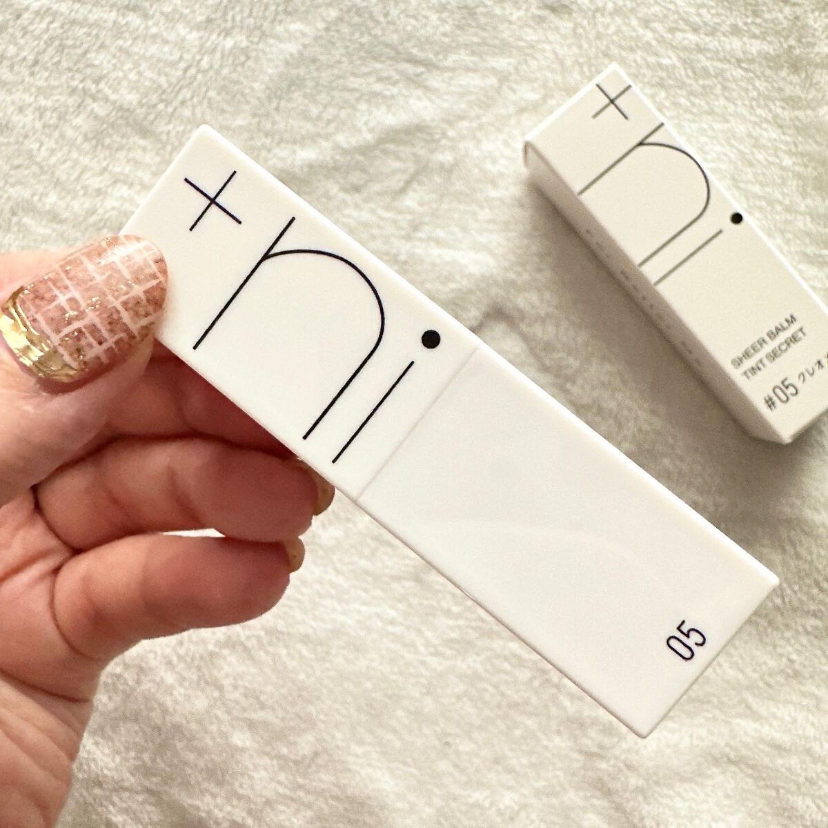 シアーバームティント/＋ni/リップティントを使ったクチコミ（2枚目）