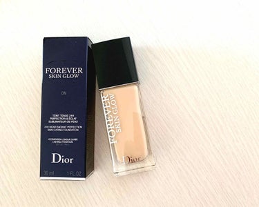 【旧】ディオールスキン フォーエヴァー フルイド グロウ 1CR クール ロージー/Dior/リキッドファンデーションを使ったクチコミ（2枚目）