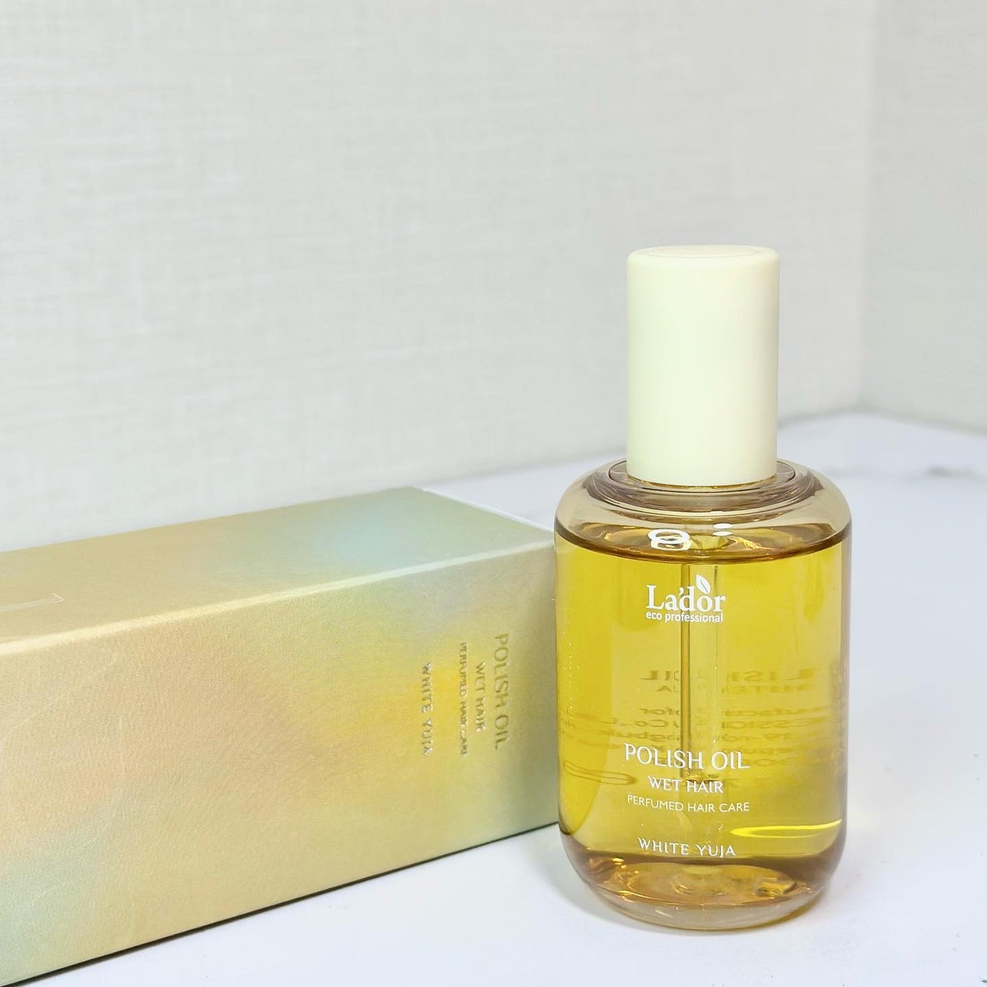 ポリッシュオイル_ホワイトユズ/La'dor/ヘアオイルを使ったクチコミ(2枚目)