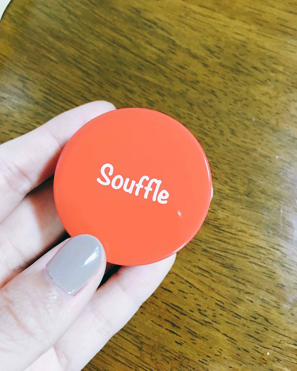 スフレチーク Souffle/DAISO/ジェル・クリームチークを使ったクチコミ（2枚目）