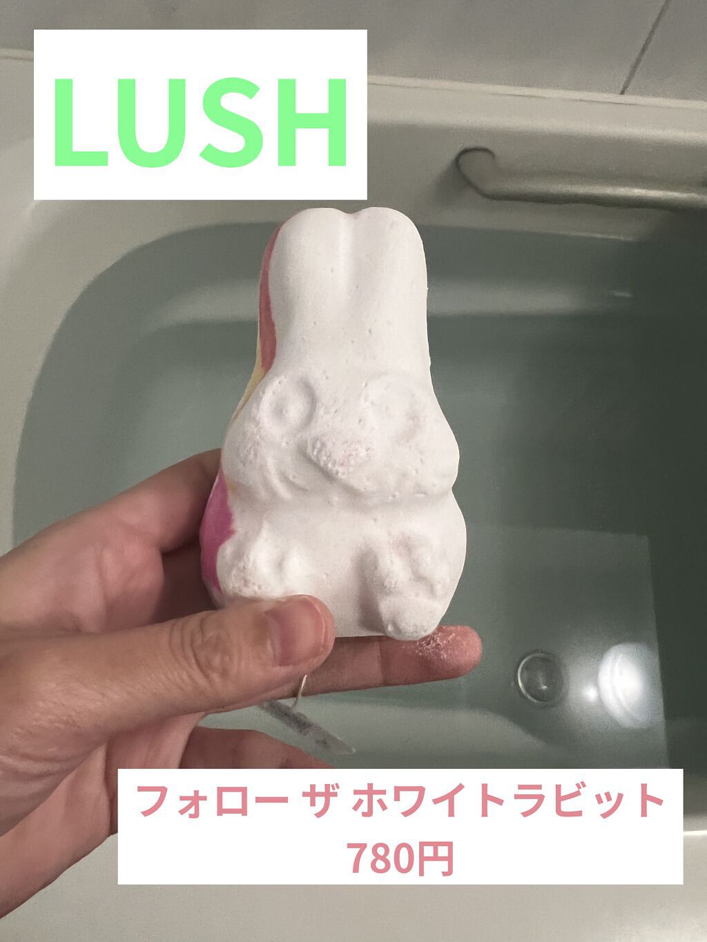 フォロー ザ ホワイトラビット（バスボム）/ラッシュ/炭酸系入浴剤を使ったクチコミ（1枚目）