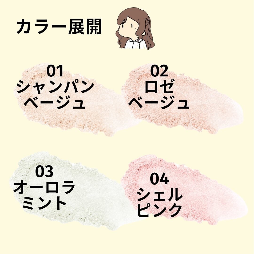 パールグロウハイライト/CEZANNE/パウダーハイライトを使ったクチコミ(2枚目)