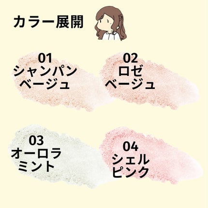 パールグロウハイライト/CEZANNE/パウダーハイライトを使ったクチコミ(2枚目)