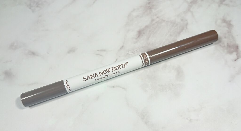 ラスティングWブロウEX N 02 ナチュラルブラウン/サナ ニューボーン/リキッドアイブロウを使ったクチコミ（1枚目）