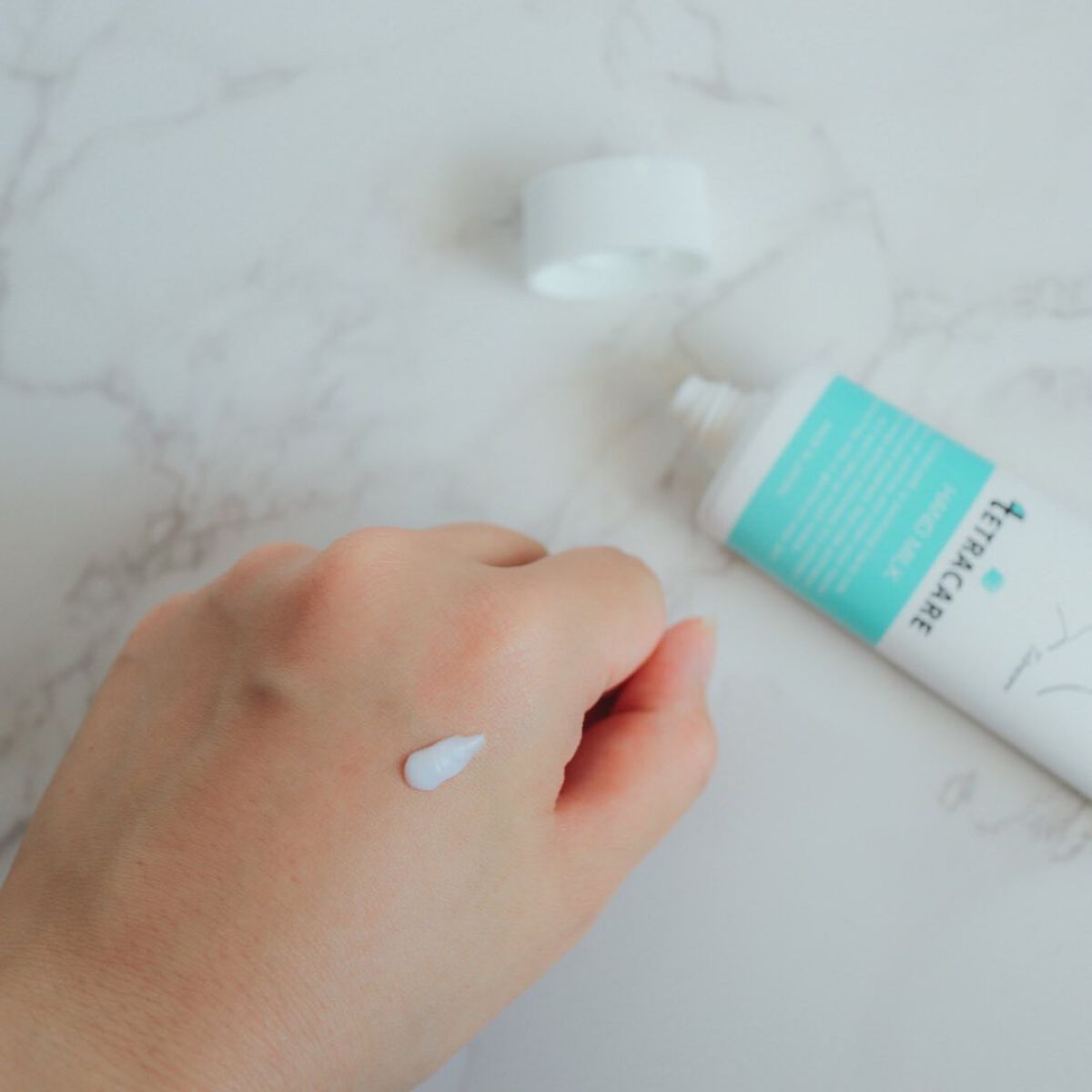 薬用ハンドミルク テトラケア/テトラケア/ハンドクリームを使ったクチコミ（3枚目）