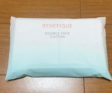 BENEFIQUE ダブルフェイスコットン Nのクチコミ「BENEFIQUE
ダブルフェイスコットン N

肌に不要なものを拭き取りリセットするメッシュ.....」（1枚目）