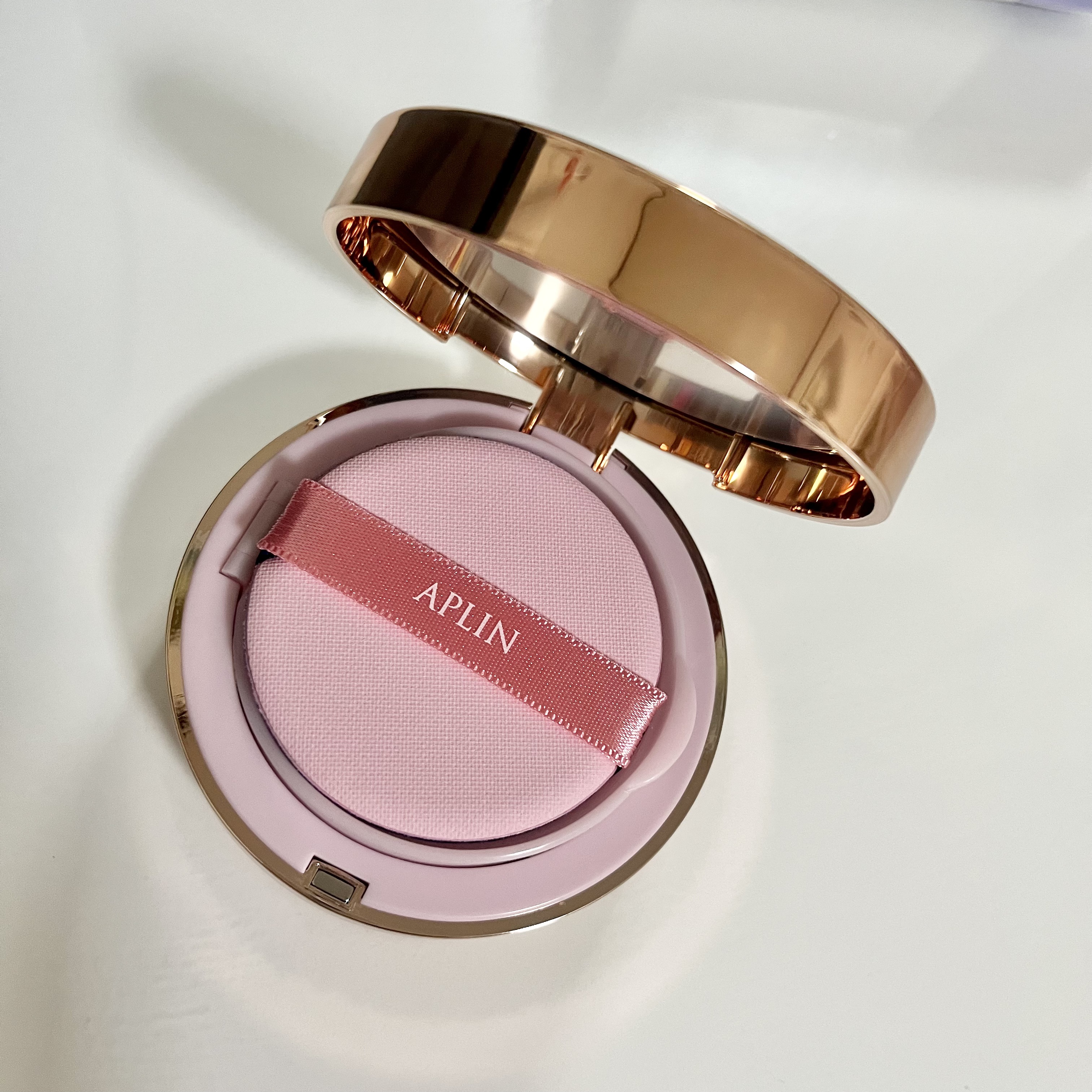 ピンクティーツリーカバーアップグロウクッション/APLIN/クッションファンデーションを使ったクチコミ（2枚目）