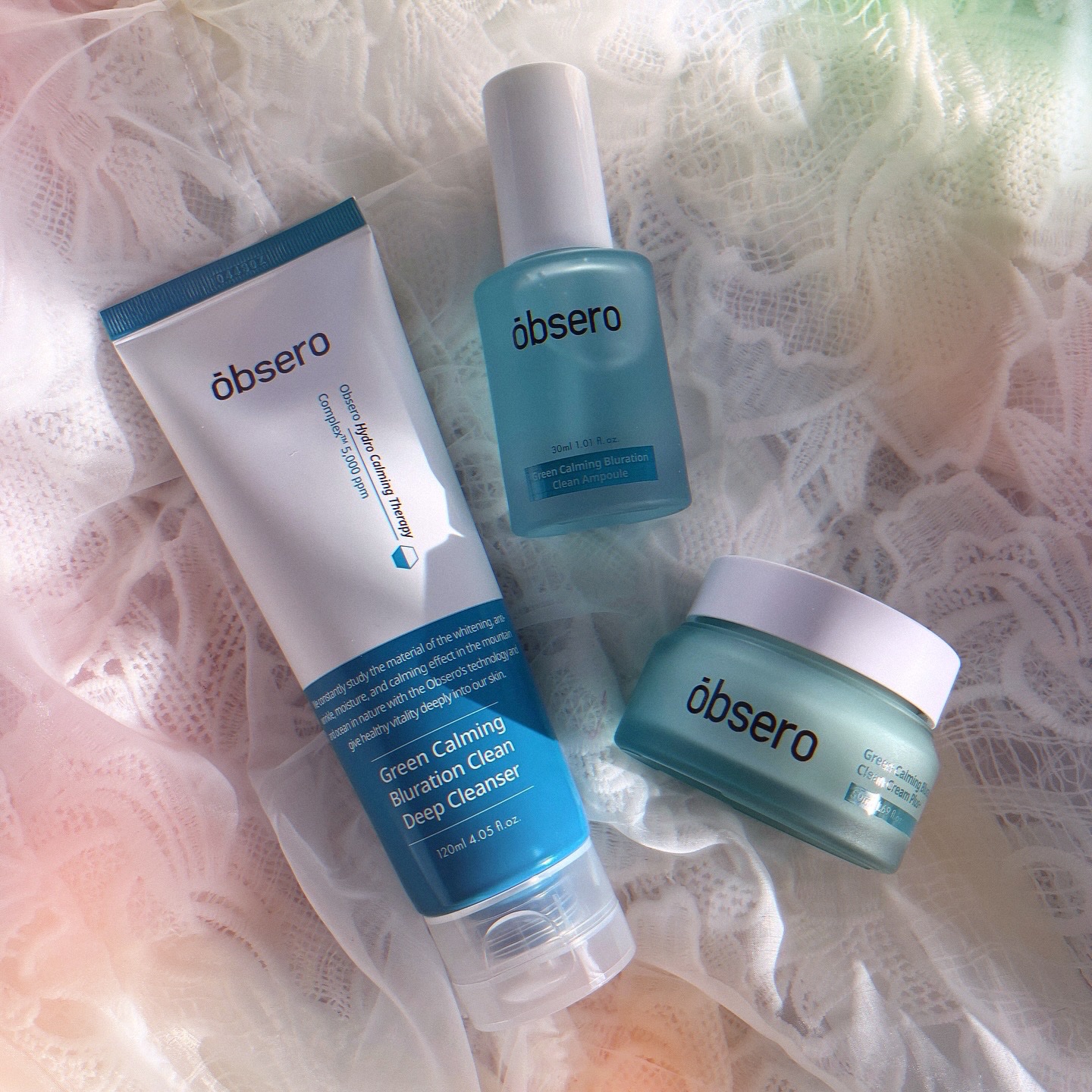 グリーンカーミングブルーレーションクリーンクーリムプラス/obsero/フェイスクリームを使ったクチコミ（3枚目）