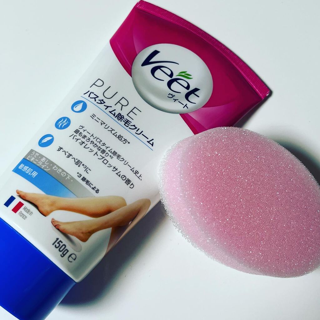 ヴィート ピュアバスタイム除毛クリーム 敏感肌用/Veet/除毛クリームを使ったクチコミ（1枚目）