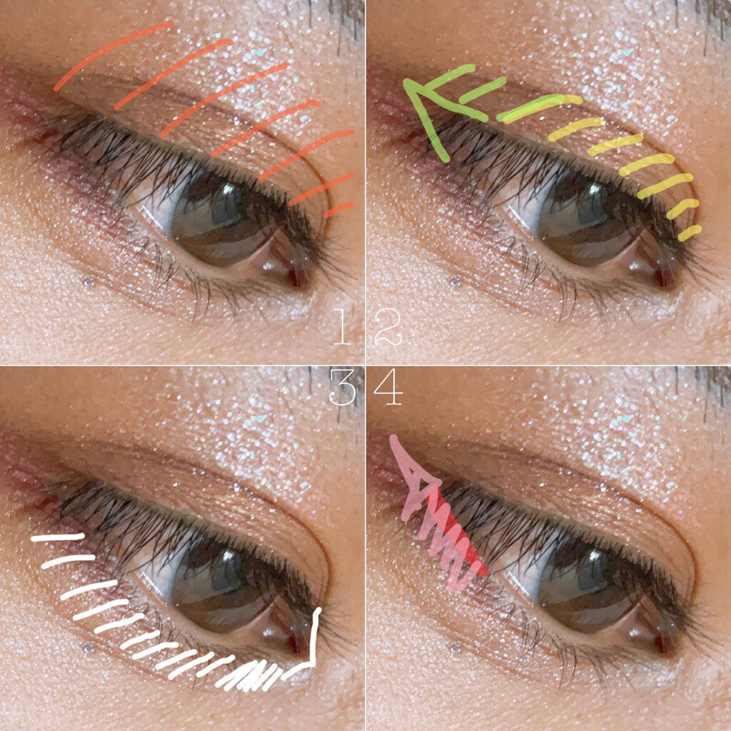 シルキースフレアイズ/キャンメイク/アイシャドウパレットを使ったクチコミ（2枚目）