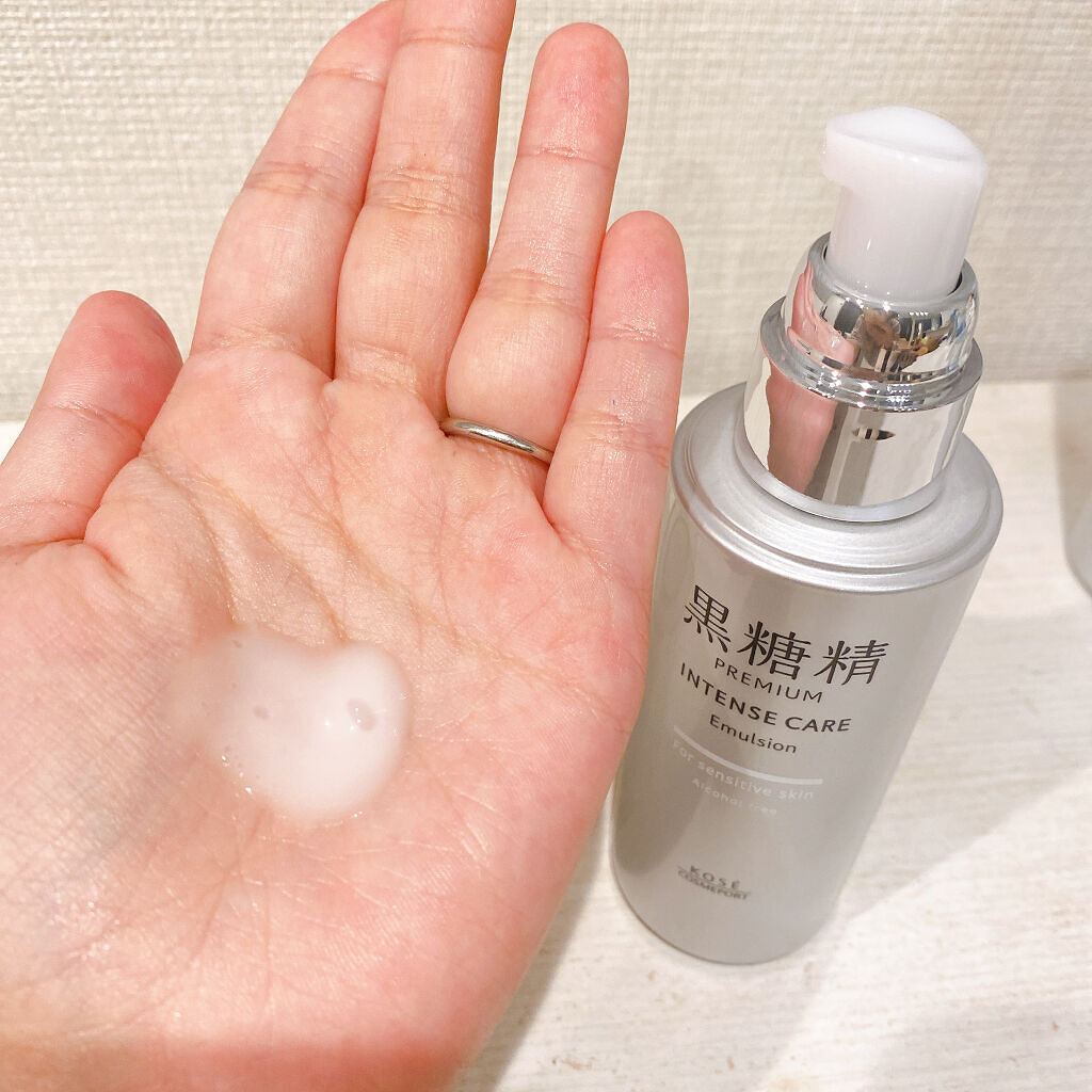 プレミアム インテンスケア エマルジョン/黒糖精/乳液を使ったクチコミ（3枚目）