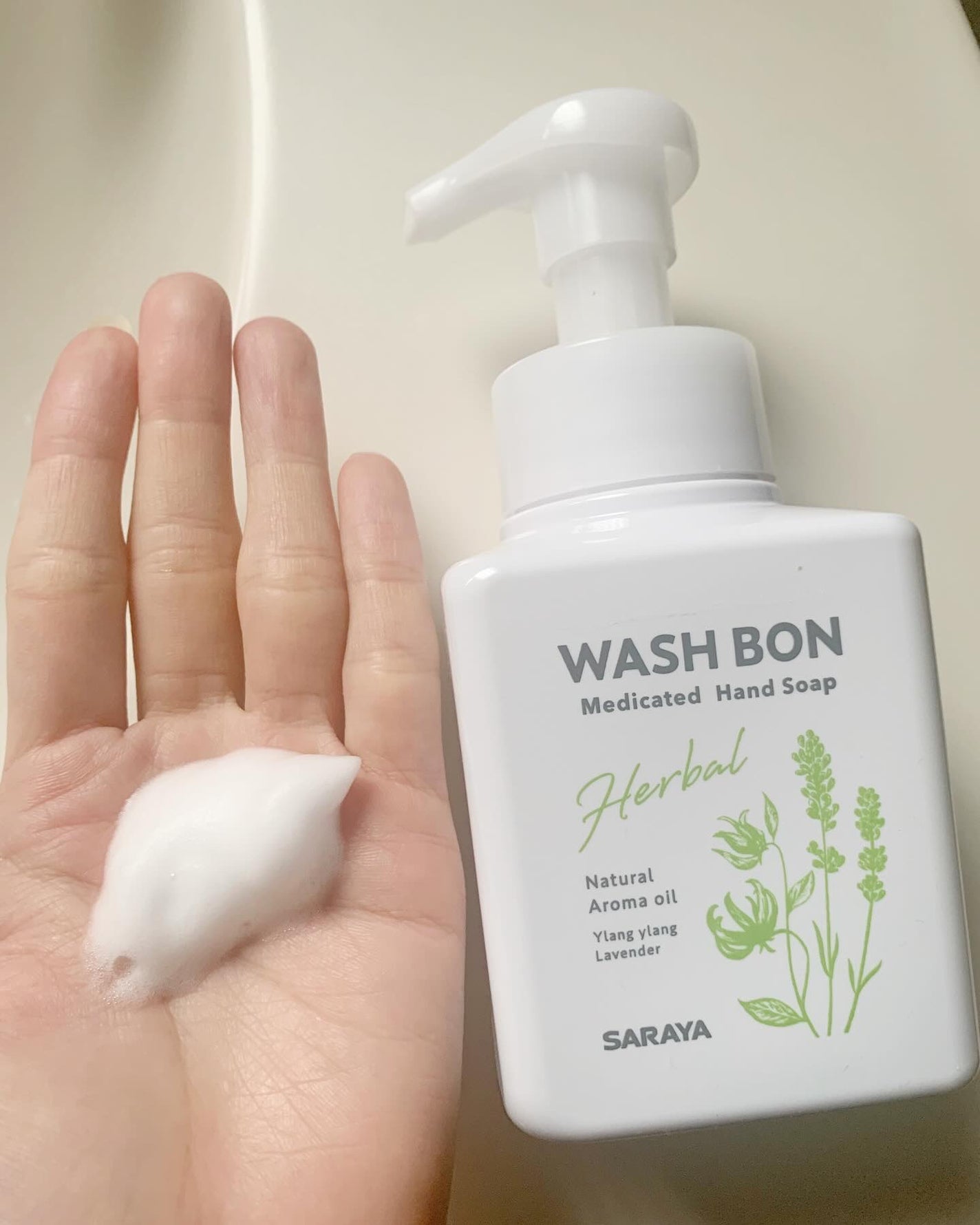 ウォシュボン ハーバル薬用ハンドソープ/サラヤ/ハンドソープを使ったクチコミ(3枚目)