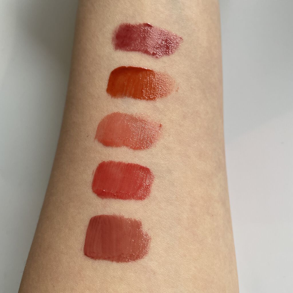 ジューシーラスティングティント/rom&nd/リップティントを使ったクチコミ（3枚目）