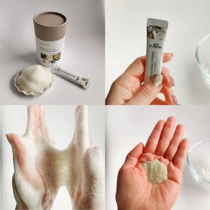 ピュアグリーンティークレンジングパウダー/DETOSKIN/洗顔パウダーを使ったクチコミ(6枚目)