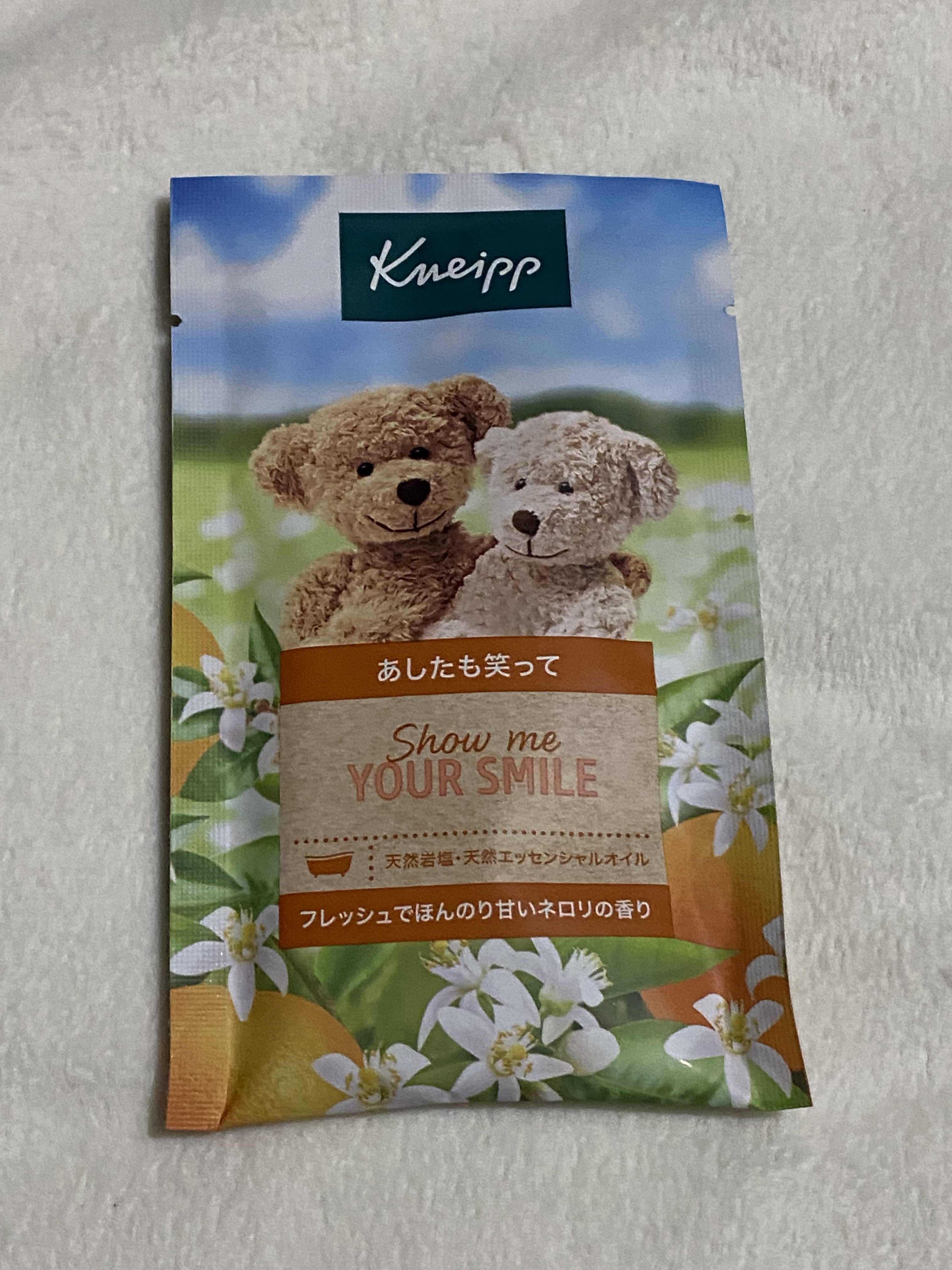 クナイプ バスソルト ネロリの香り 50g/クナイプ/無機塩系入浴剤を使ったクチコミ（1枚目）