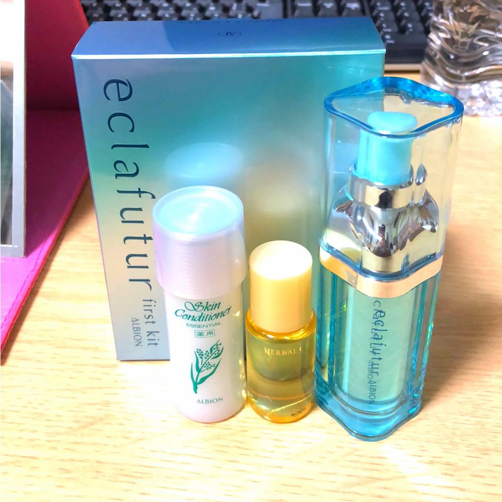 エクラフチュールd ファーストキット/ALBION/スキンケアキットを使ったクチコミ（2枚目）